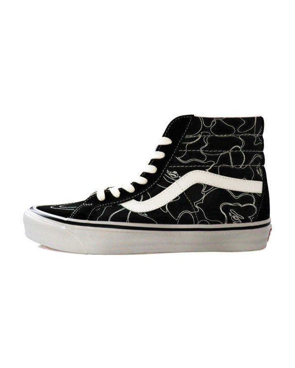 Baskets Bape X Vans Line ABC Camo Sk8-Hi Homme Noir | NMSIH9135