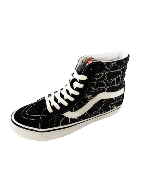 Baskets Bape X Vans Line ABC Camo Sk8-Hi Homme Noir | NMSIH9135