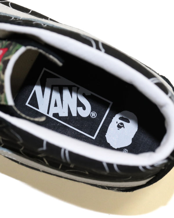 Baskets Bape X Vans Line ABC Camo Sk8-Hi Homme Noir | NMSIH9135