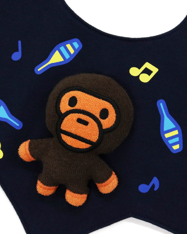 Bavoir Bape Milo Plush Doll Enfant Bleu Marine Bleu | PDAZV8517