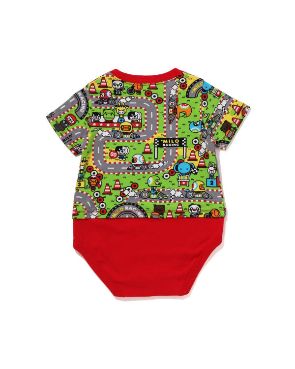 Body Bape Milo Racing Enfant Rouge Clair | GOCAJ7485