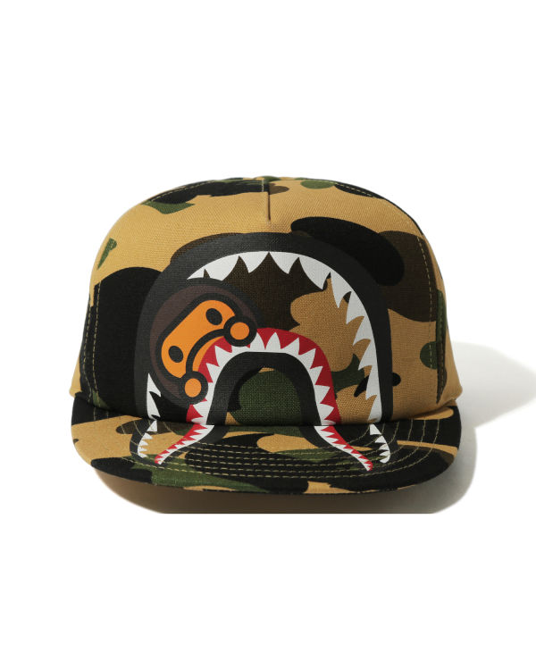 Casquettes Bape 1st Camo Milo Shark Enfant Jaune | DBPGV8247