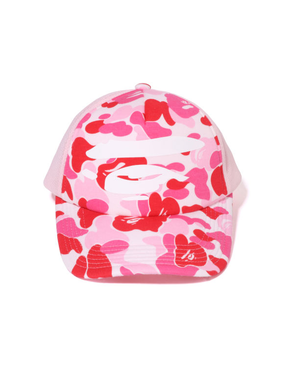 Casquettes Bape ABC Camo Ape Face Mesh Homme Rose | FVLQR8149