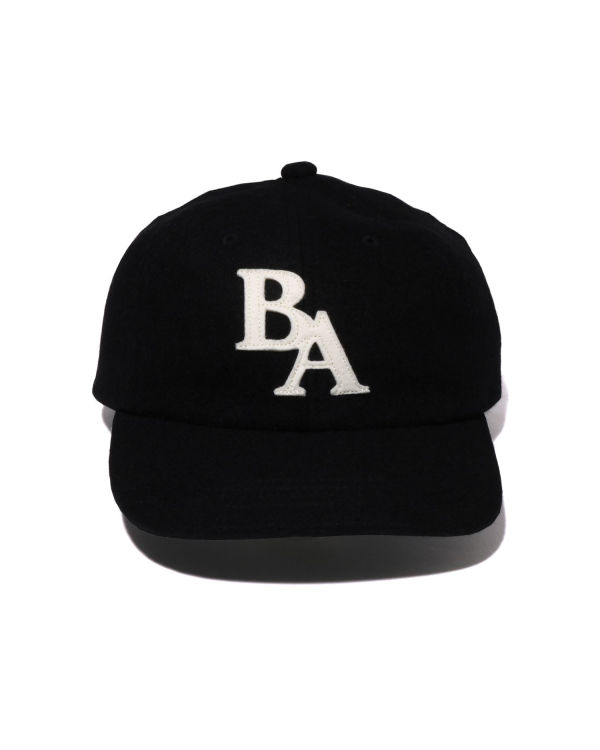 Casquettes Bape Ape Head Melton Panel Homme Noir | HJTOY8792