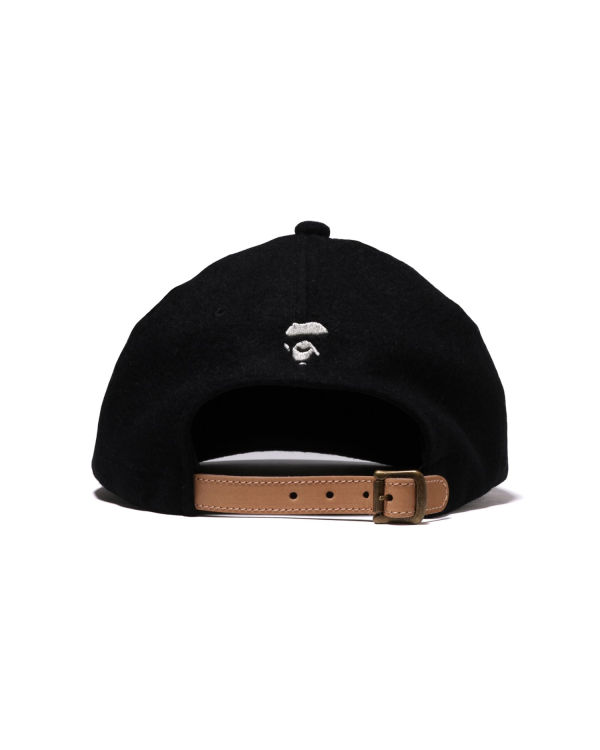 Casquettes Bape Ape Head Melton Panel Homme Noir | HJTOY8792