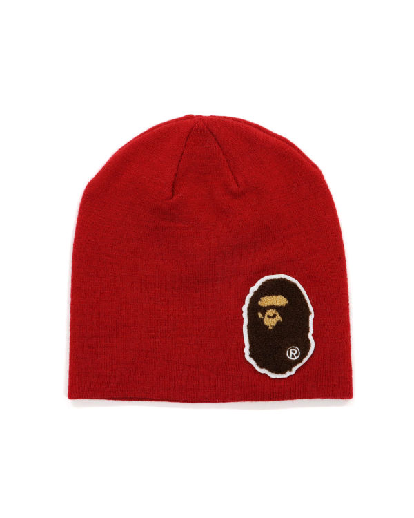 Casquettes Bape Big Ape Head Homme Rouge Clair | MHTEQ6245