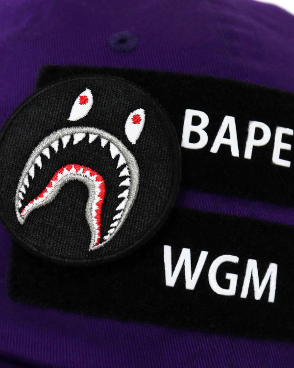 Casquettes Bape Detachable Shark Patch Homme Violette | MUXAT6027