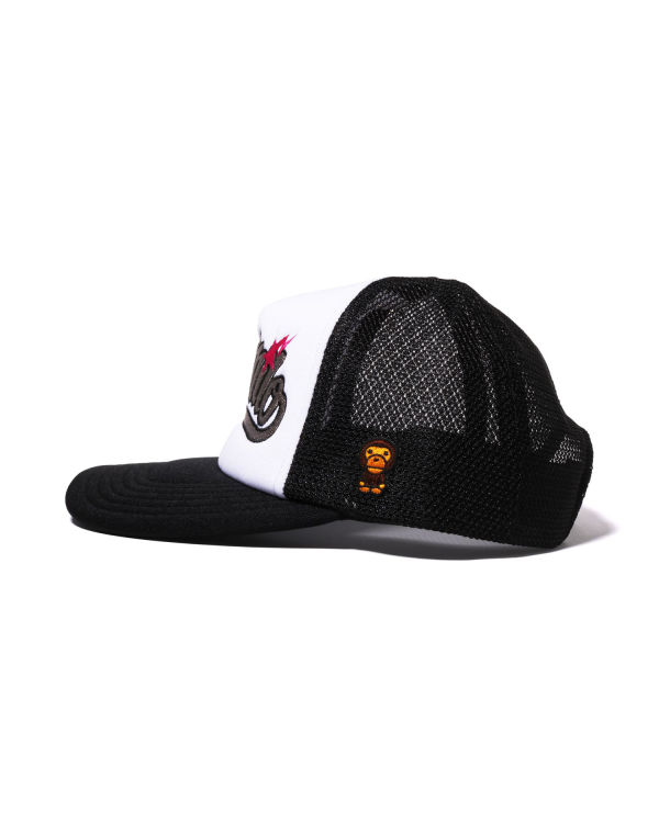 Casquettes Bape Milo Embroidery Mesh Femme Noir | RCMNT3187