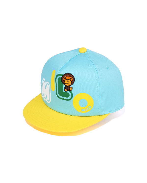 Casquettes Bape Milo Font Enfant Bleu Clair | HQKOF3704