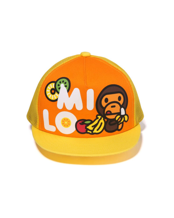 Casquettes Bape Milo Fruits Mesh Enfant Orange | NGICA8975