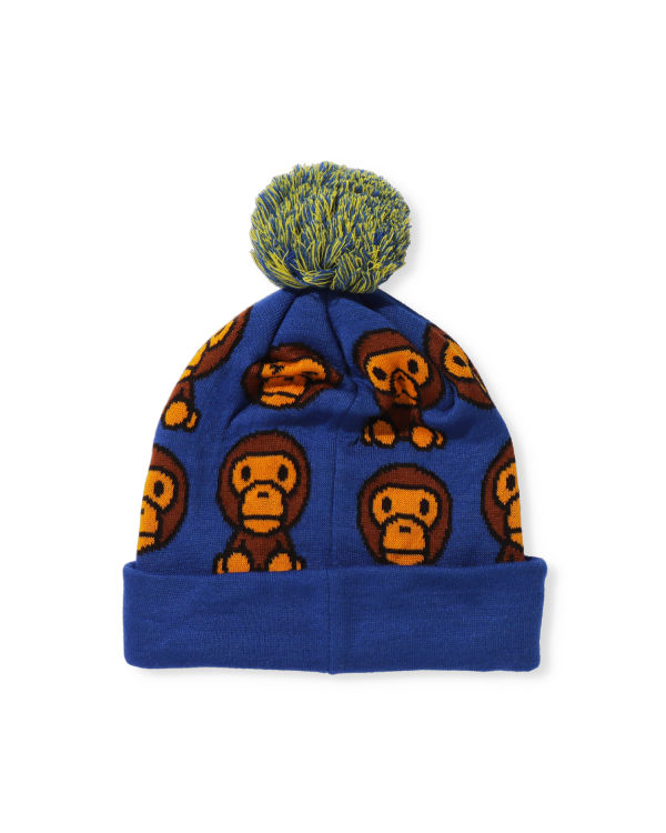 Casquettes Bape Milo Pattern Enfant Bleu | TBCAY1709