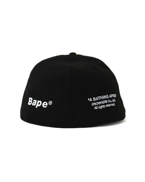 Casquettes Bape New Era 59 Fifty Camo Ape Head Homme Noir | SCMEX4805