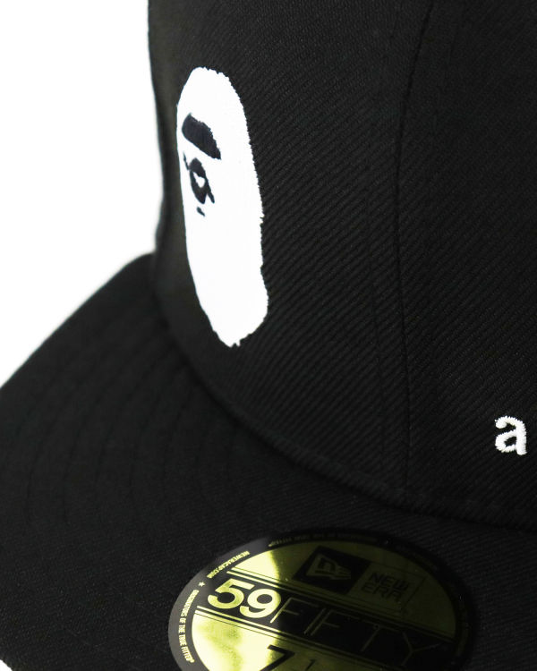 Casquettes Bape New Era 59 Fifty Camo Ape Head Homme Noir | SCMEX4805