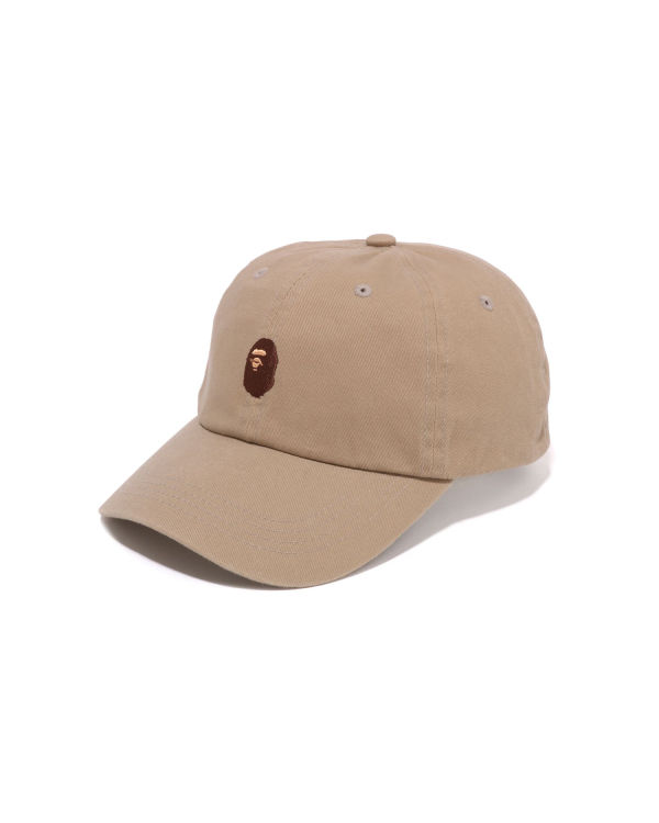 Casquettes Bape One Point Panel Homme Beige | QJNMV6781