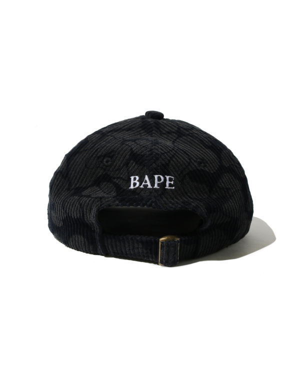 Casquettes Bape Solid Camo Corduroy Panel Femme Bleu Marine Bleu | KNWXA7631