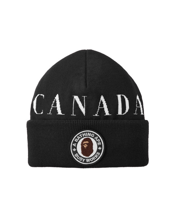 Casquettes Bape X Canada Goose X Concepts Homme Noir | RWGAB2647