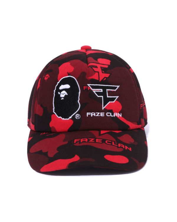 Casquettes Bape X Faze Clan Snap Back Homme Rouge Clair | LNWEU2981