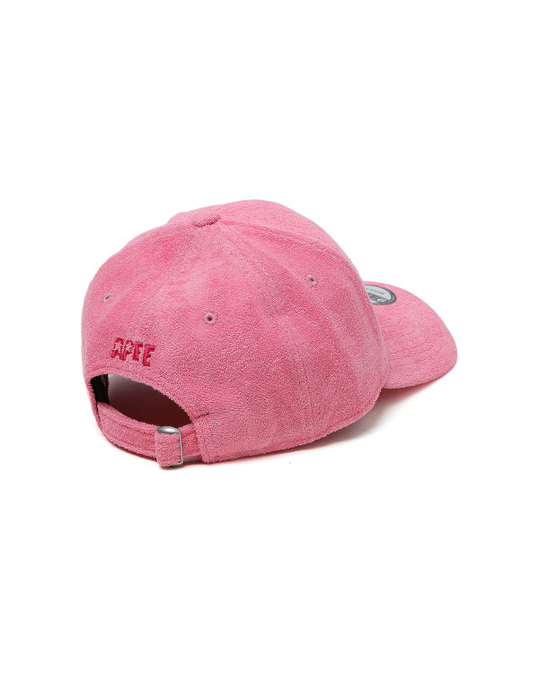 Casquettes Bape X New Era 9TWENTY logo Femme Rose | KOQRA0864