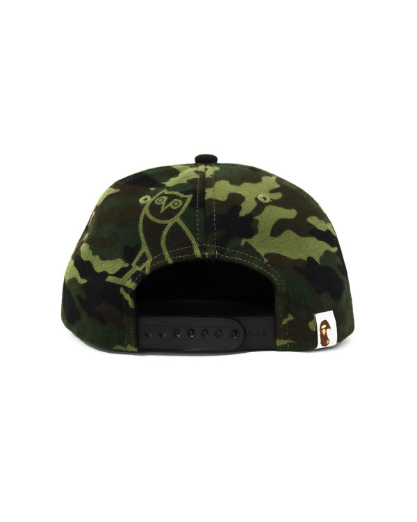 Casquettes Bape X OVO Woodland Camo Snapback Homme Vert | XNMQT2457