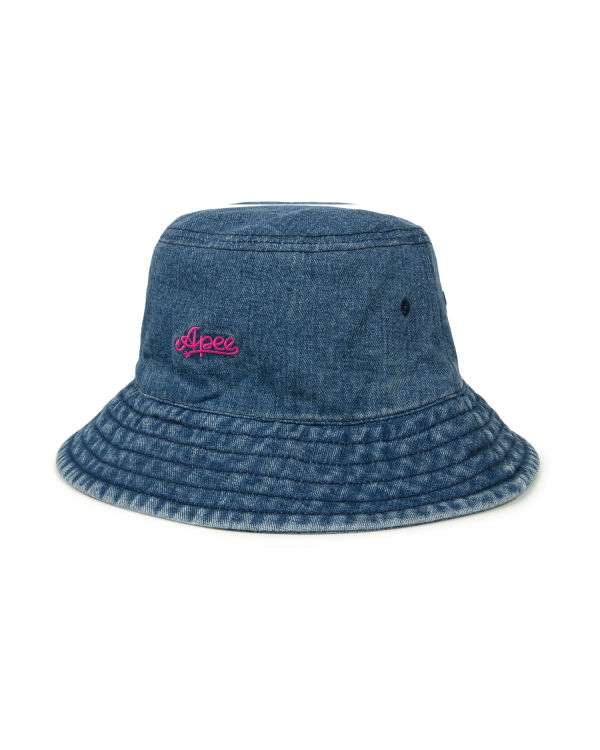 Chapeaux Bape Denim bucket Femme Bleu | UMJPZ4893