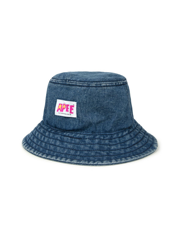 Chapeaux Bape Denim bucket Femme Bleu | UMJPZ4893