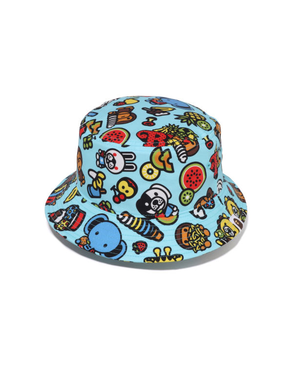 Chapeaux Bape Milo Mixed Fruit Bucket Enfant Bleu Clair | UIHKV4389