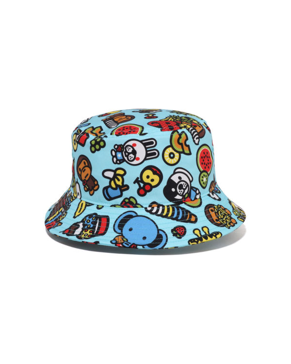 Chapeaux Bape Milo Mixed Fruit Bucket Enfant Bleu Clair | UIHKV4389