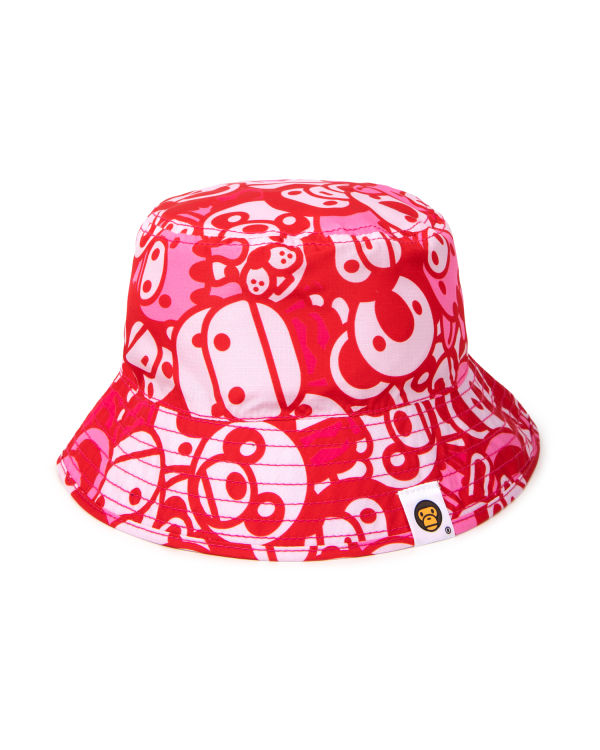 Chapeaux Bape Milo bucket Homme Violette | AZUYR8176