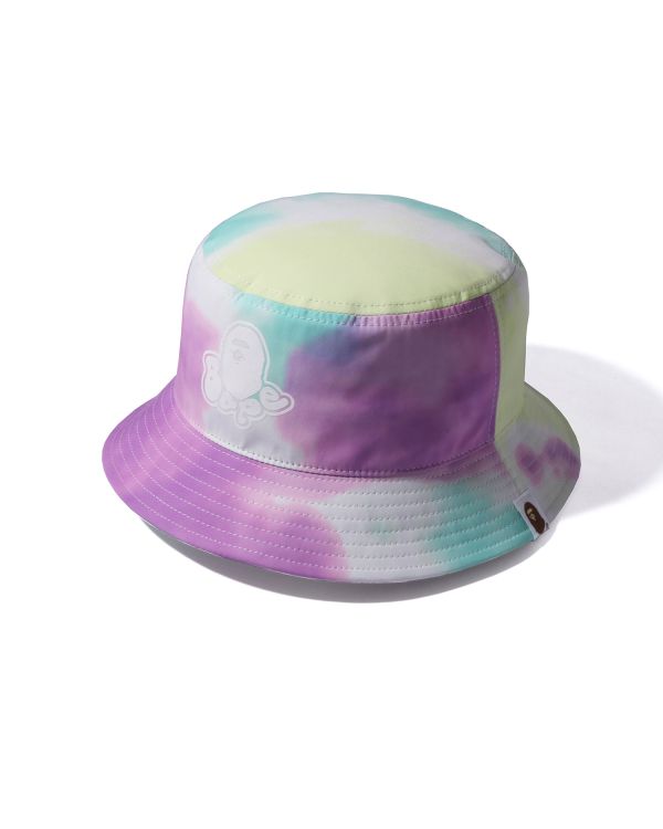 Chapeaux Bape Tie-Dye Bucket Femme Multicolore | JEWDN5382