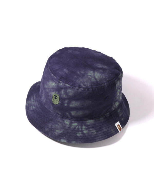 Chapeaux Bape Tie Dye One Point Bucket Homme Violette | UKFVL0127