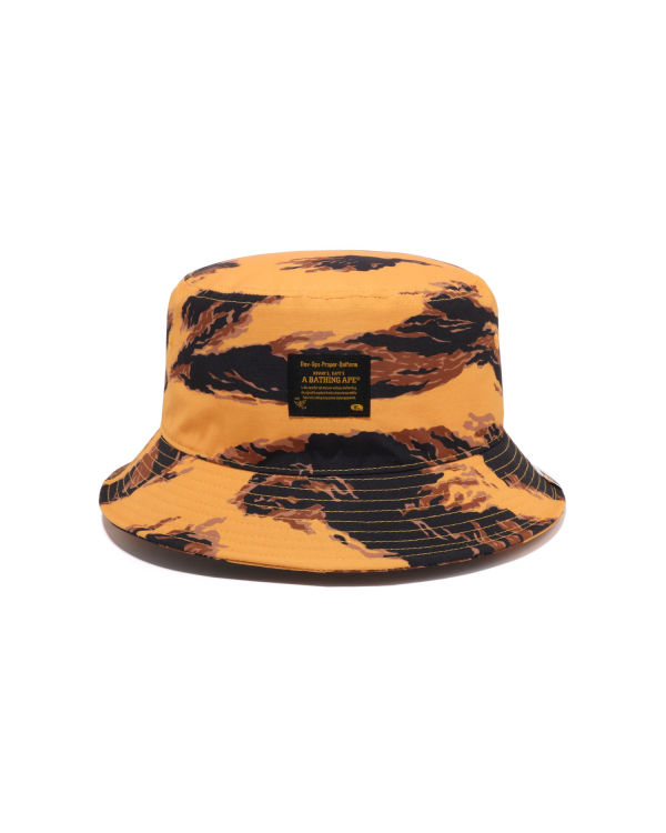 Chapeaux Bape Tiger Camo Bucket Homme Orange | JSRDX2157