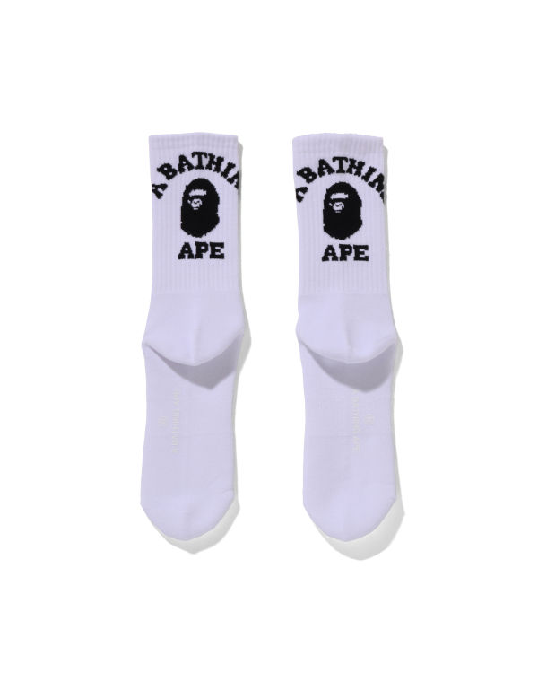 Chaussettes Bape College Homme Noir | CPQZN5761