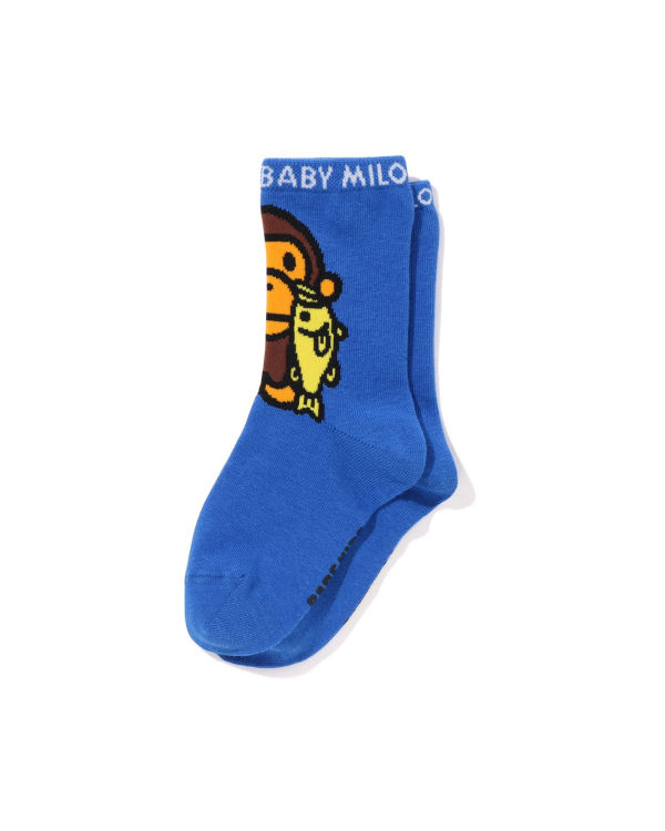 Chaussettes Bape Milo Black Bass Enfant Bleu | JWUVG2571