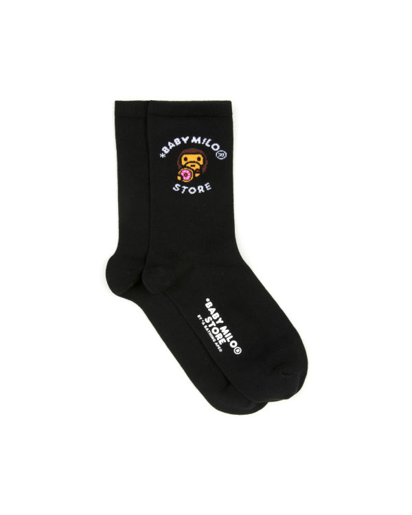 Chaussettes Bape Milo Femme Noir | IBQGZ7953