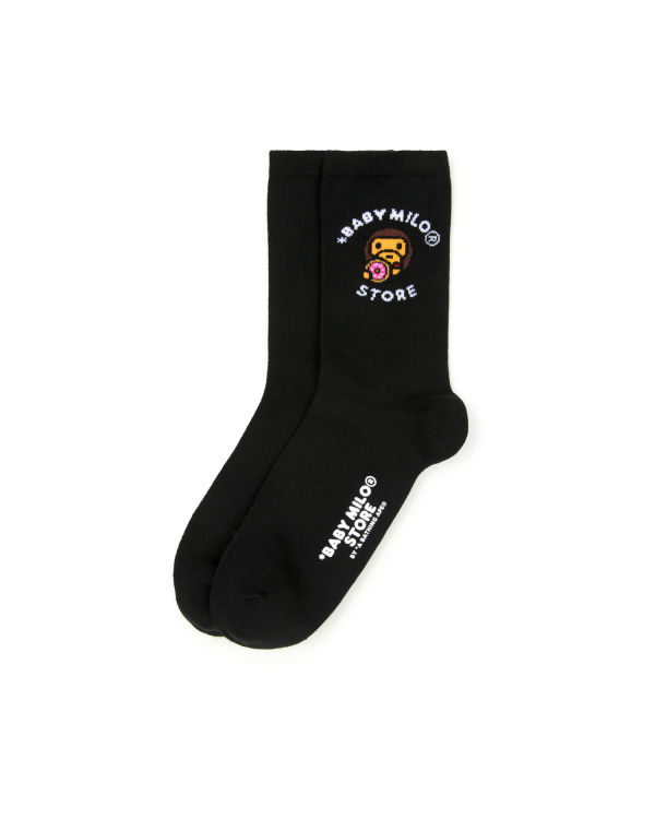 Chaussettes Bape Milo Femme Noir | IBQGZ7953