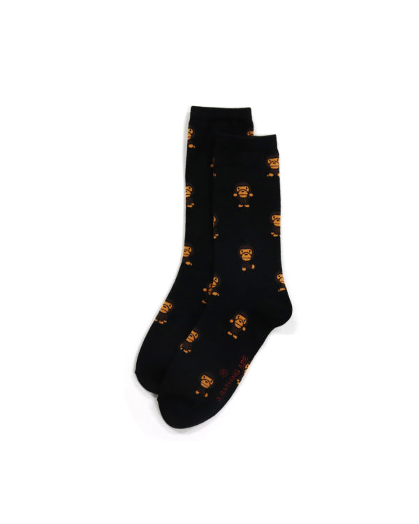 Chaussettes Bape Milo Femme Noir | LSVWN0849