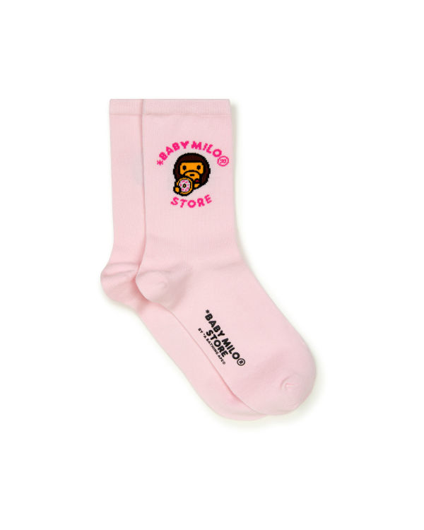 Chaussettes Bape Milo Femme Rose | YJSNI0428