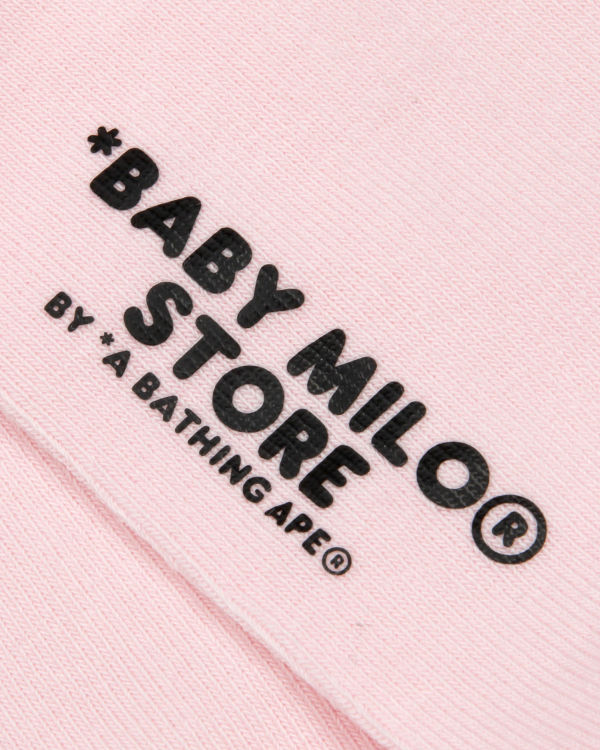 Chaussettes Bape Milo Femme Rose | YJSNI0428