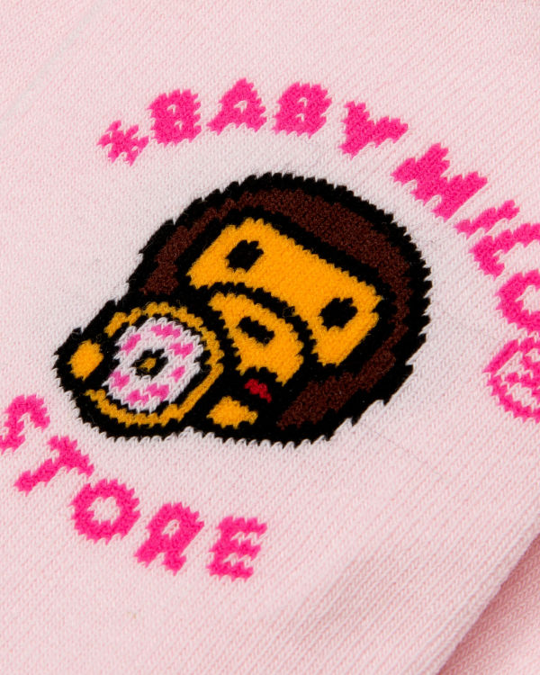 Chaussettes Bape Milo Femme Rose | YJSNI0428