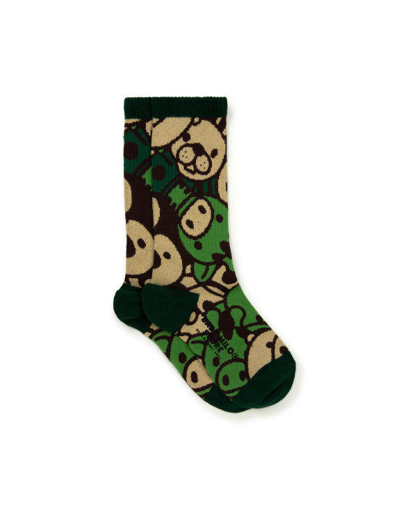 Chaussettes Bape Milo Femme Vert | MHGWX3951