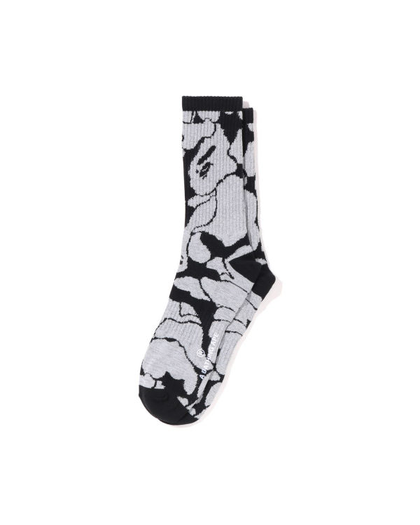 Chaussettes Bape Reflective Camo Homme Noir | BXVDY2390