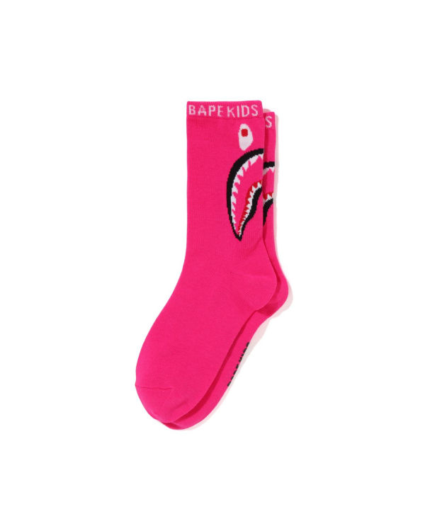 Chaussettes Bape Shark Enfant Rose | GPCFW0491