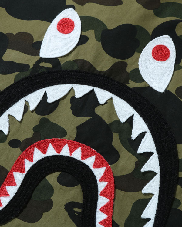 Chemises Bape 1st Camo Shark Relaxed Fit Military Homme Vert | NYTFX4526