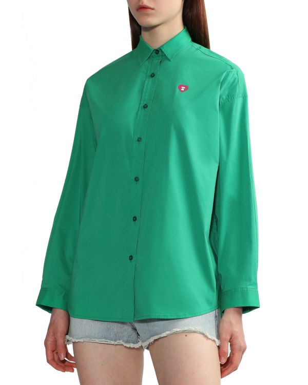 Chemises Bape Boyfriend Femme Turquoise | BUJQM7241