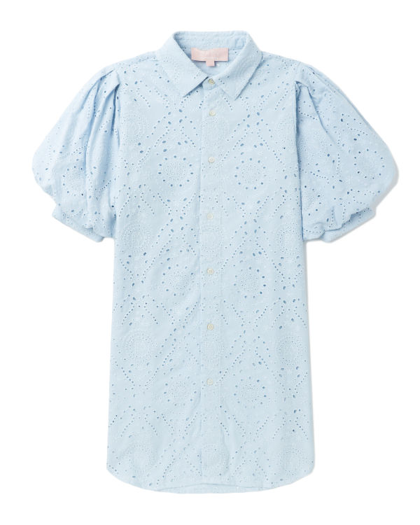 Chemises Bape Eyelet dolly Femme Bleu Clair | AICMR9125