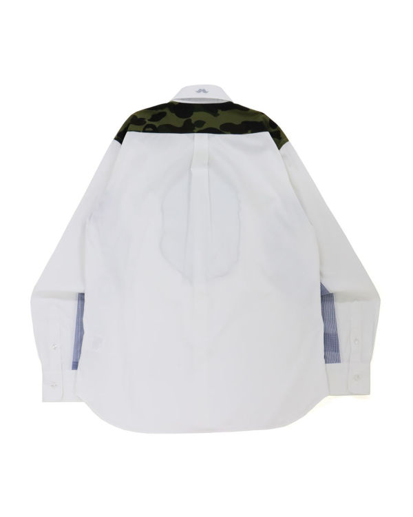 Chemises Bape Multi Pattern Homme Blanche | FDVRT8639