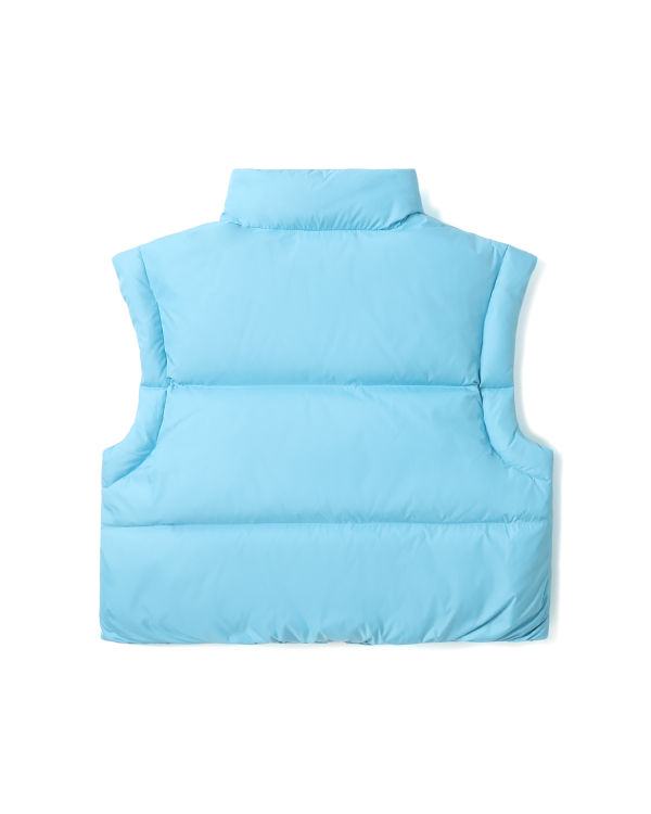 Gilet Bape Cropped padded Femme Bleu | MLTNS3502