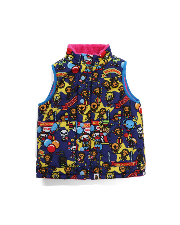 Gilet Bape Milo Circus Reversible Enfant Rose | WRGFT6543