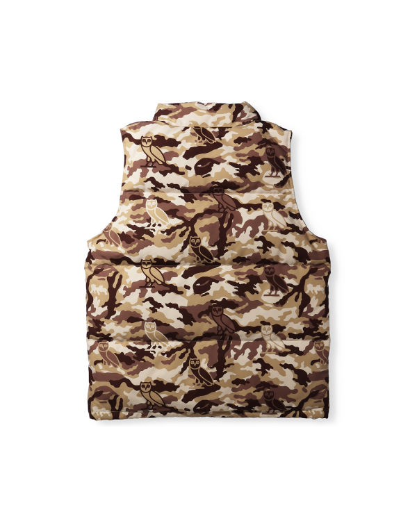 Gilet Bape X OVO Woodland Camo Homme Beige | ILZAJ8931