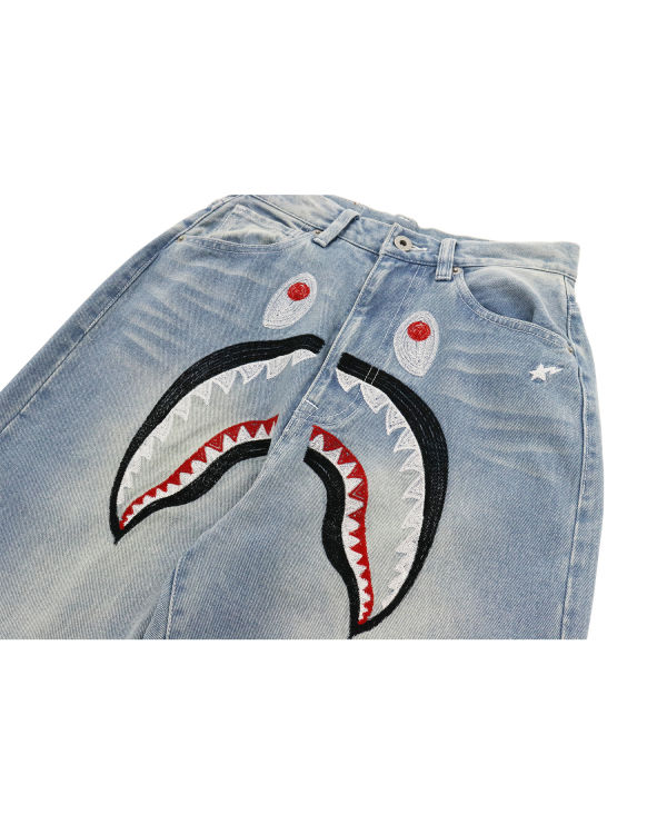 Jean Bape Shark Femme Bleu | DIWNL6598